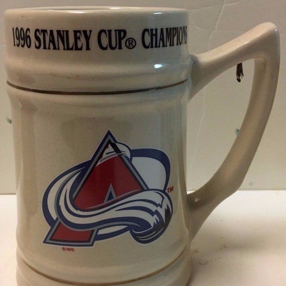 Colorado Avalanche 1996 Stanley Cup Champions Stein Tankard Mug NHL - Picture 1 of 1